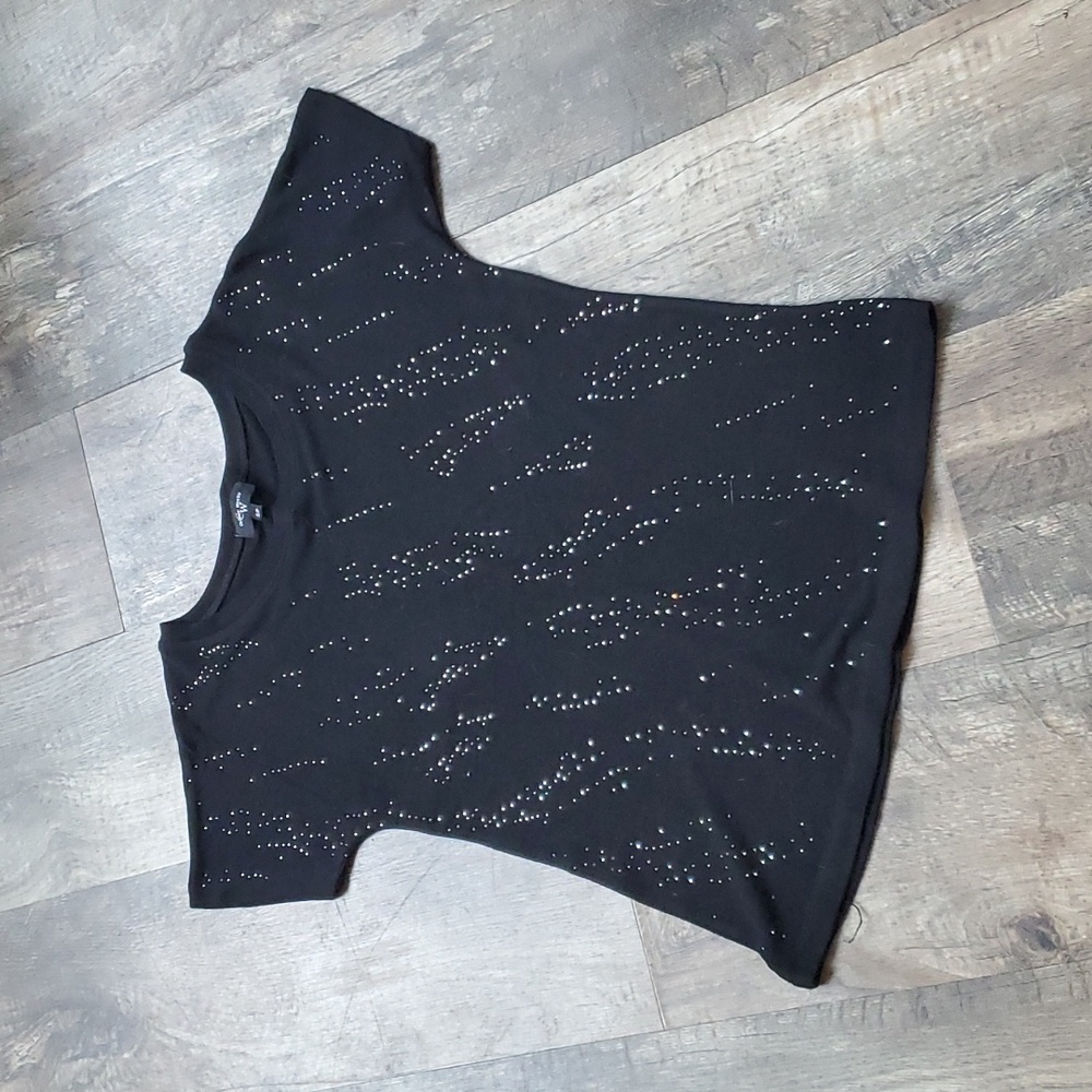 🆕 Rhinestone animal-print t-shirt